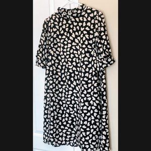 Ann Taylor Heart Print Dress